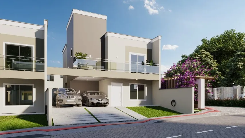 Casas novas em Condomínio de padrão nobre no Alto do Calhau próximo do Renascença e praia
