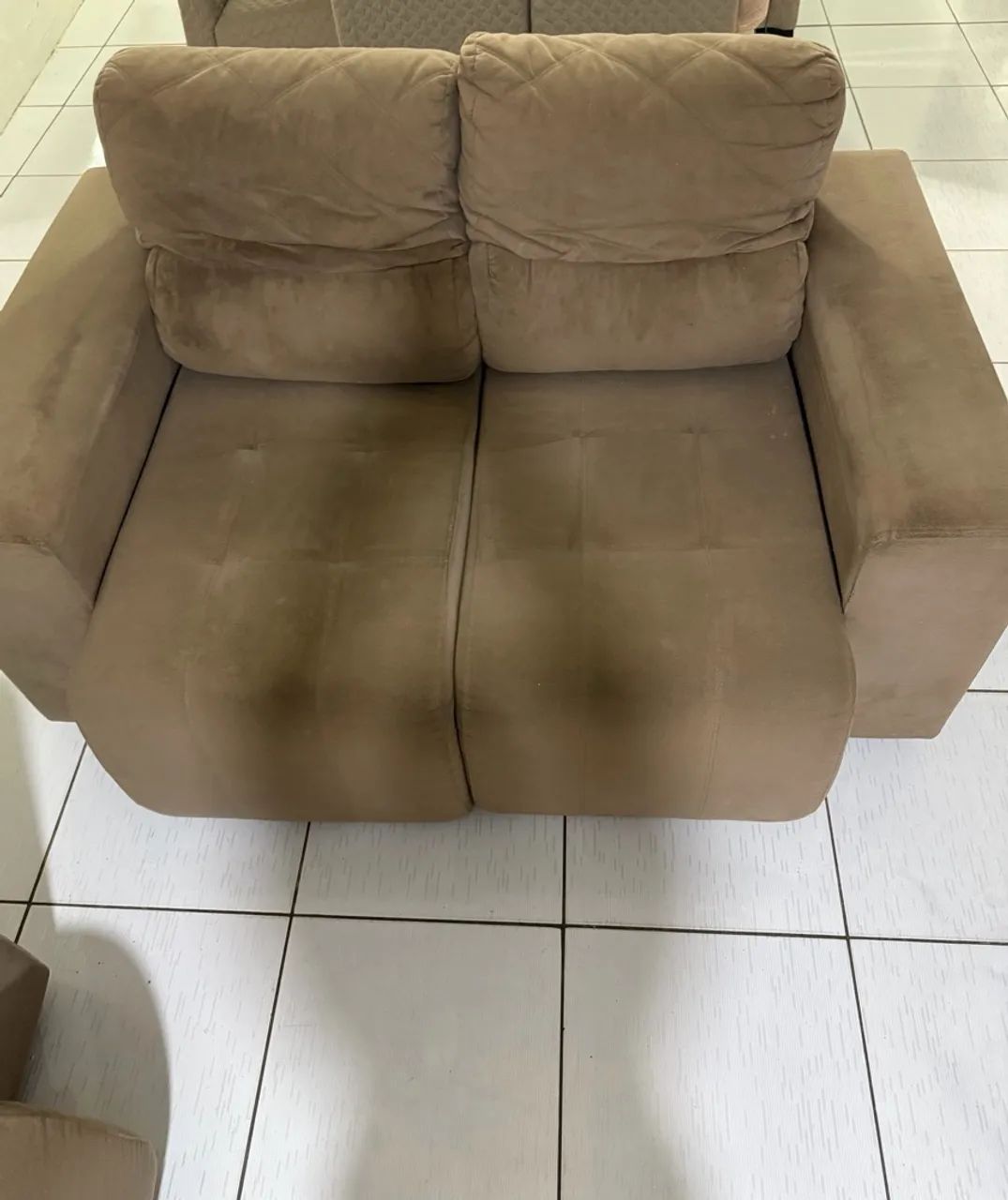 CONJUNTO DE SOFÁ RETRÁTIL E RECLINÁVEL  - Foto 2