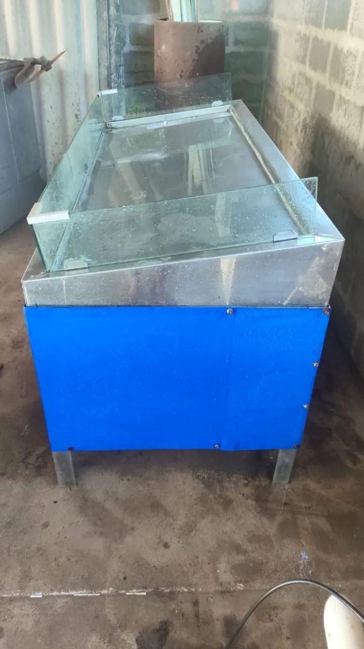 BANCADA EXPOSITORA INOX PARA PEIXES OU VERDURAAS IN - Foto 2