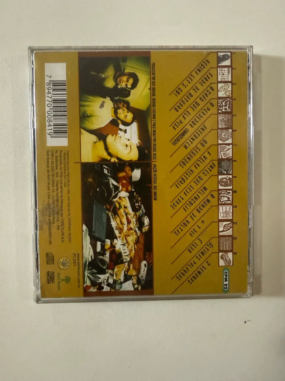 Cd cpm22 ano 2001 (raro) - Foto 2