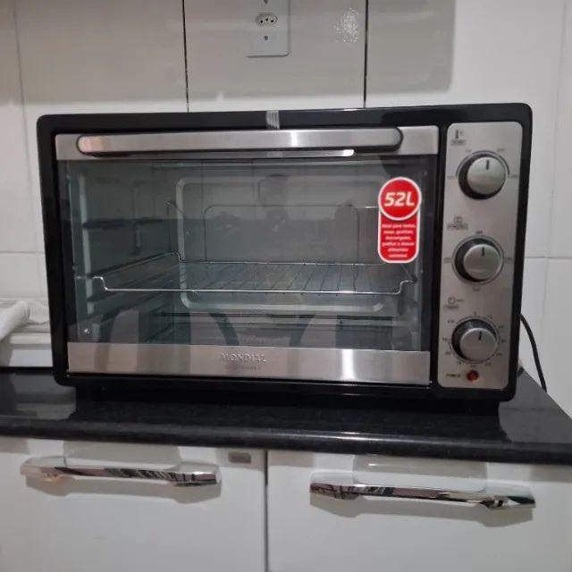 Forno Elétrico 52L Grand Family II Mondial Preto/Inox - Foto 3