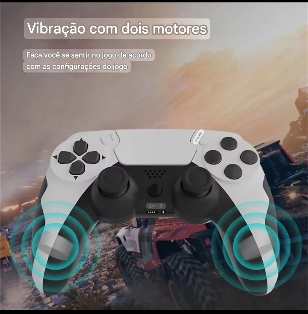 Controle Joystick Bluetooth Ps3 PS4 Pc Android Vibração dupla Sorocaba!!! - Foto 2