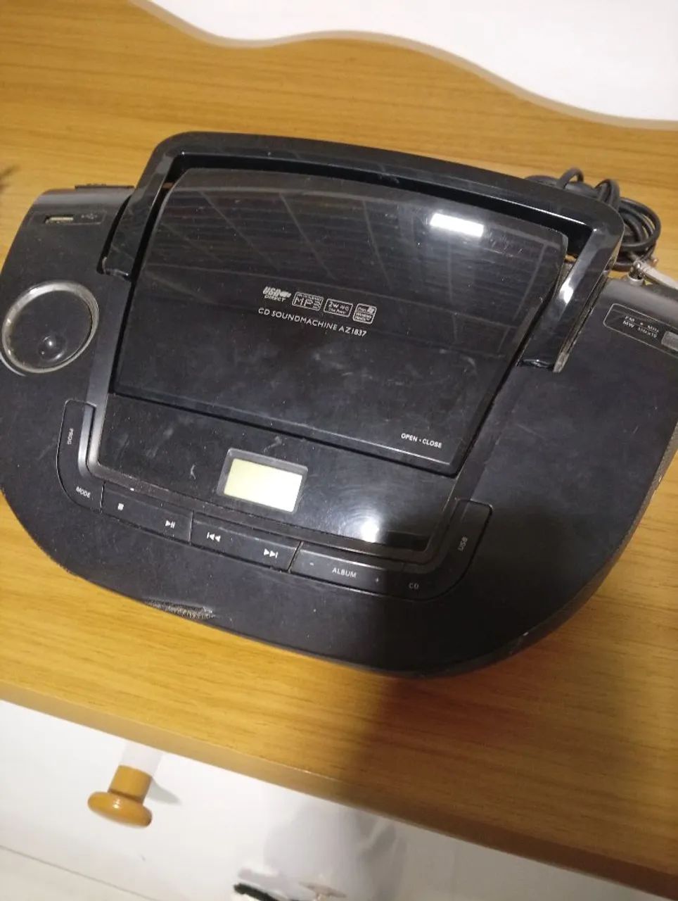 Rádio mp3, CD e USB 