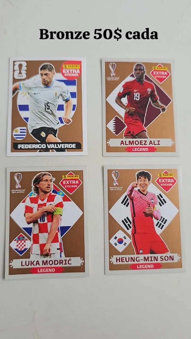 Figurinhas da copa LEGENDS
