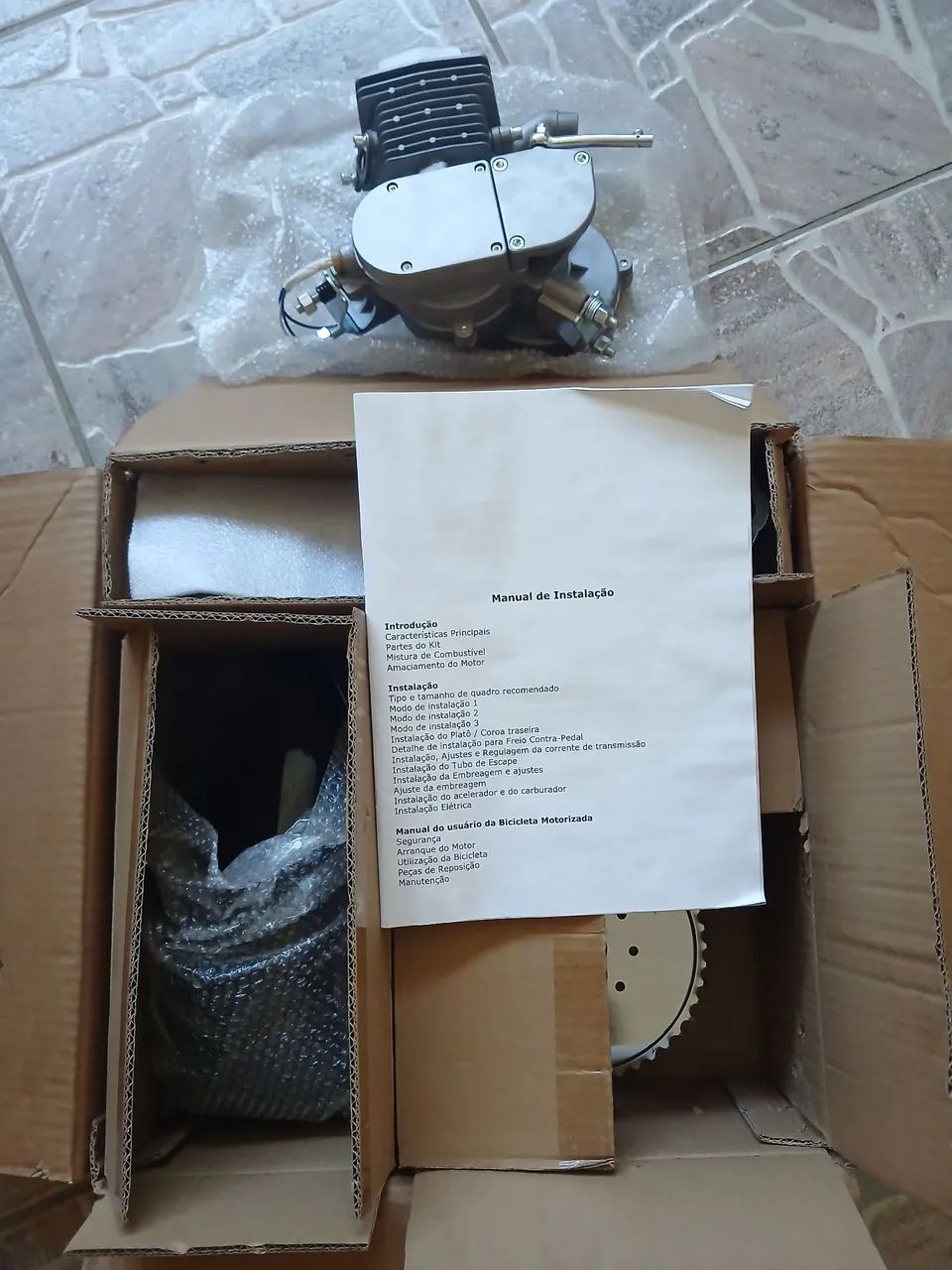 Kit moto para bike