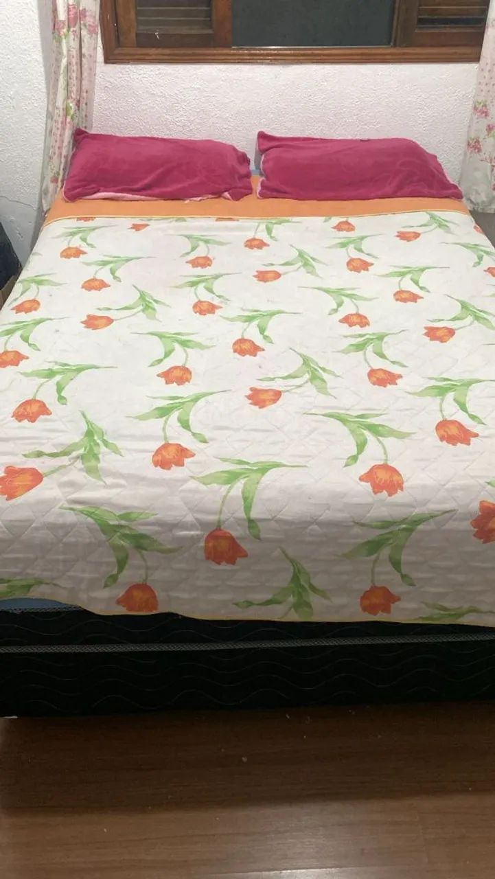 Vendo cama e colchão casal king - Foto 4