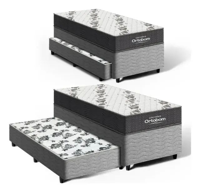 cama de solteiro com cama embaixo ortobom.