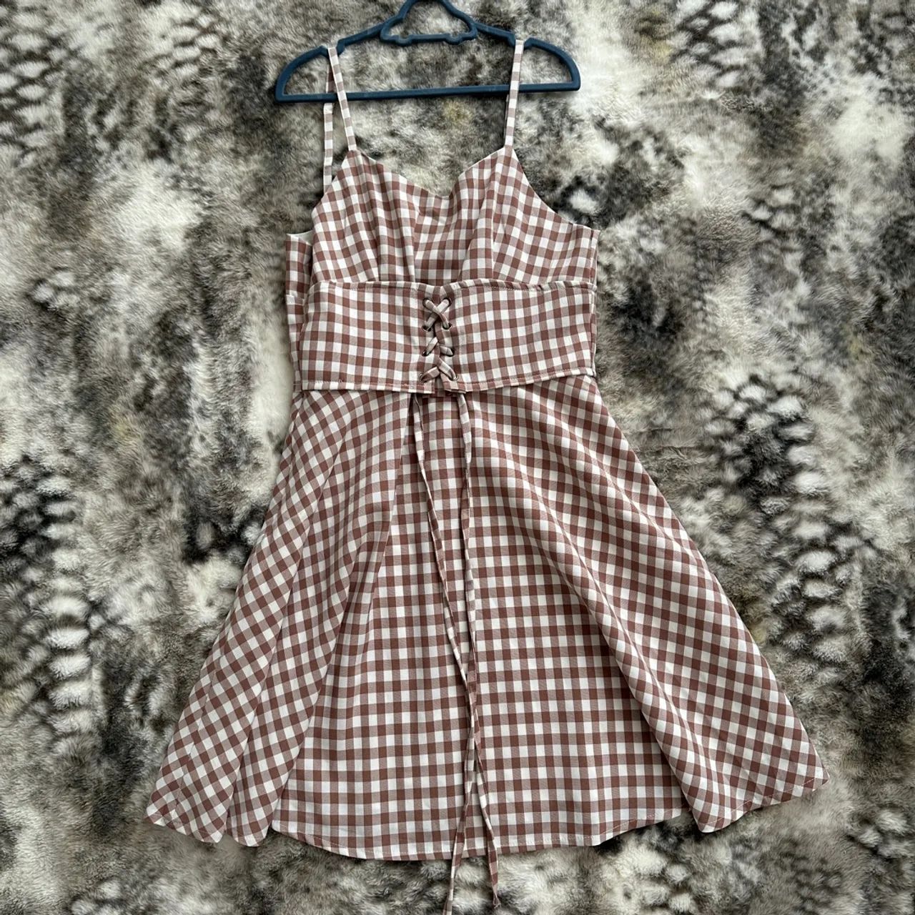 Vestido xadrez tamanho P