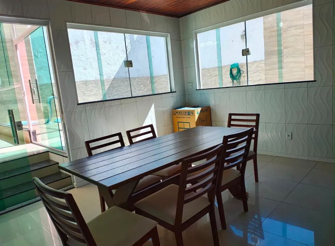 ALUGO CASA COM LAZER PRIVATIVO 3 QUARTOS - Foto 4