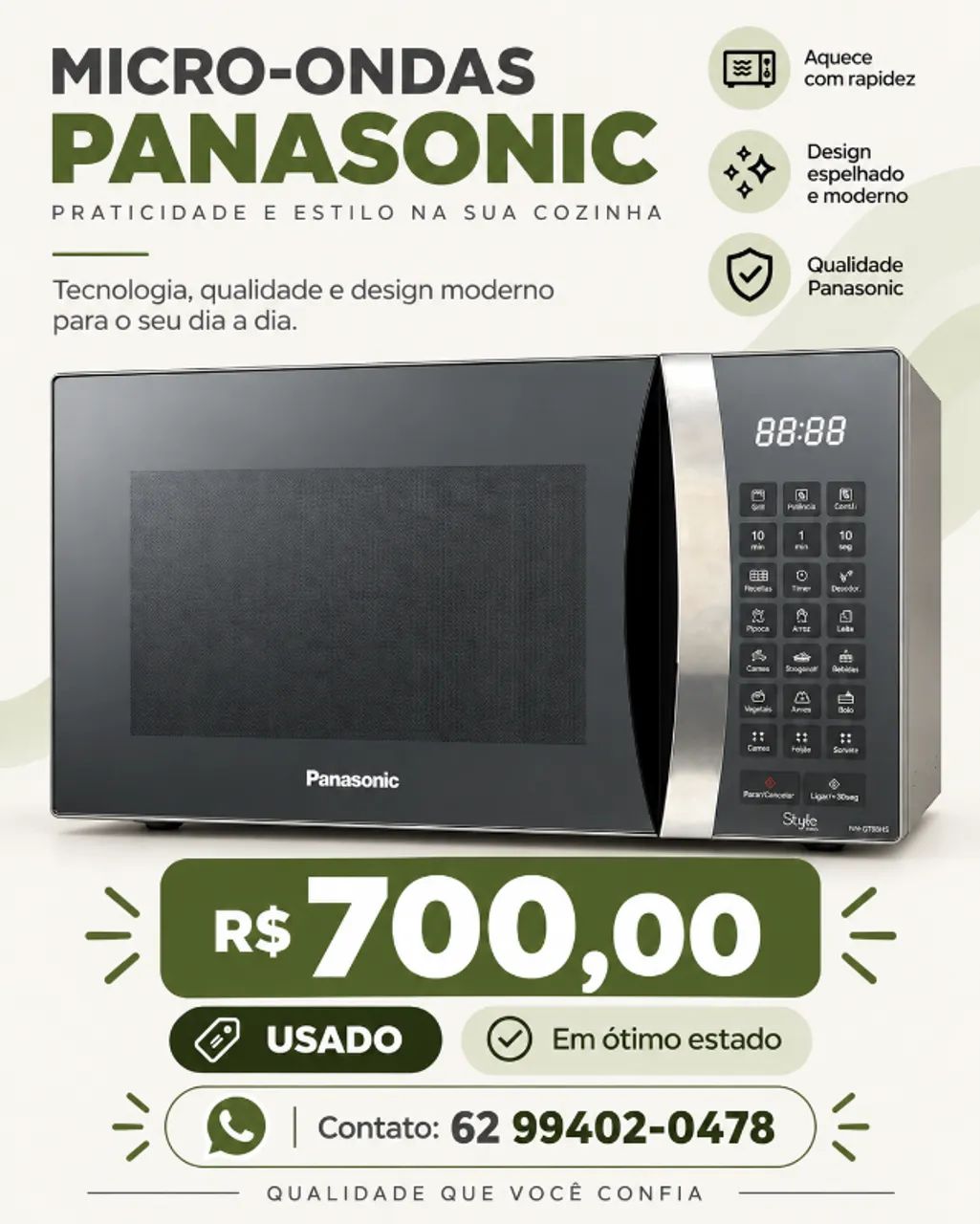 Micro-ondas Panasonic