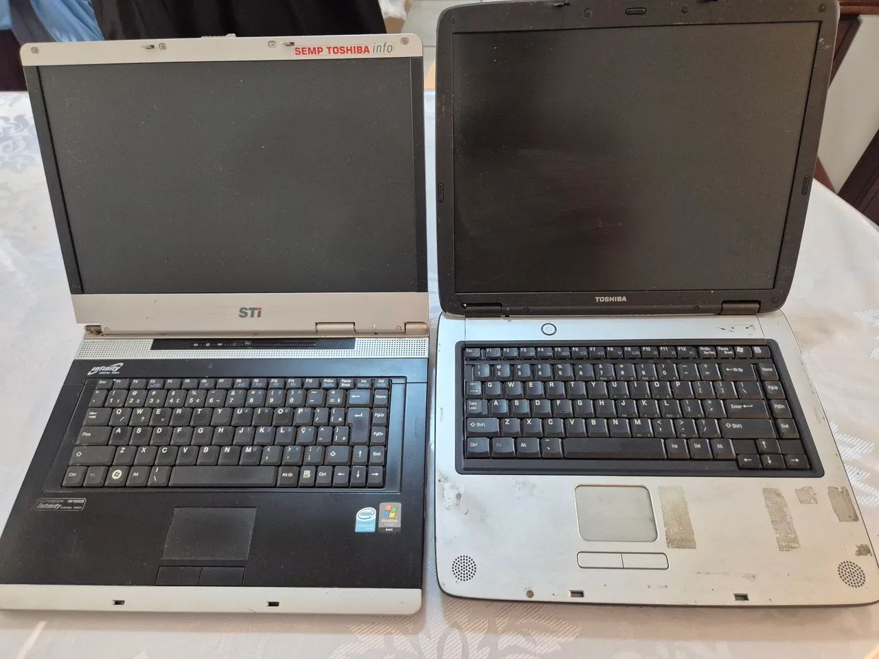 Lote 2 notebooks STI Toshiba com defeito - Foto 3