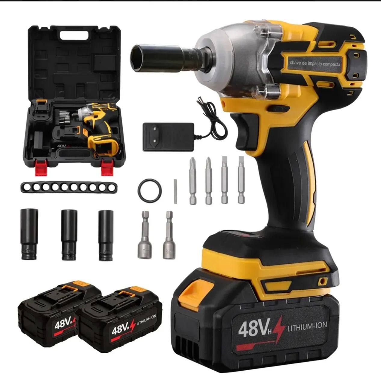 メガニウム lv.48 バクフーン lv.46 オーダイル lv.53 DP2 PARAFUSADEIRA DE IMPACTO 48V - Ferramentas de Construção