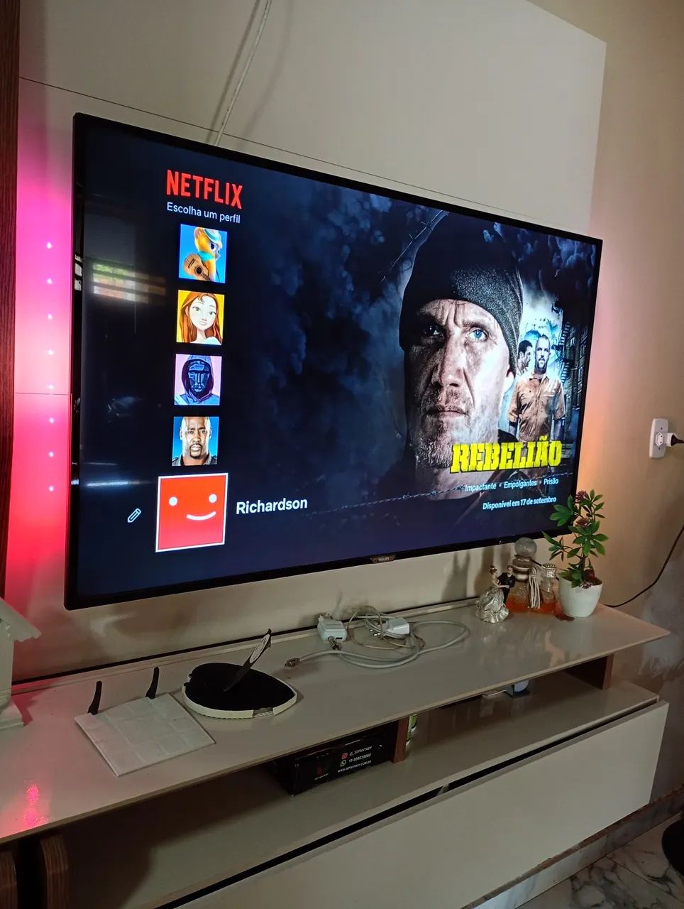 Vendo Tv Philips 50 polegadas