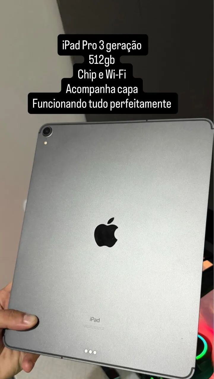 iPad Pro 3? geração 512gb
