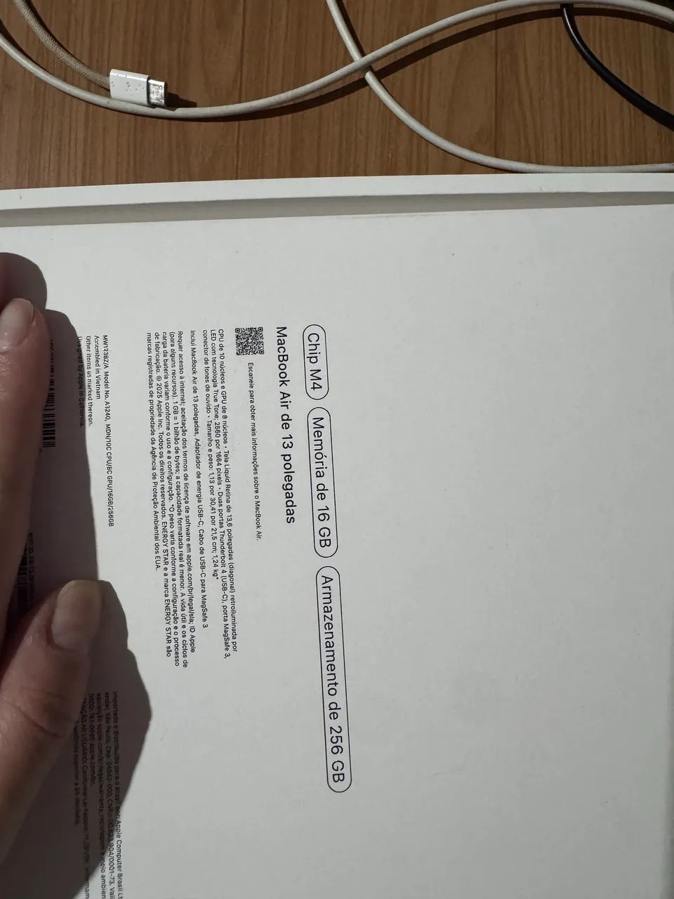 Macbook m4 air 13 polegadas 256 gb 16 gb ram  - Foto 6