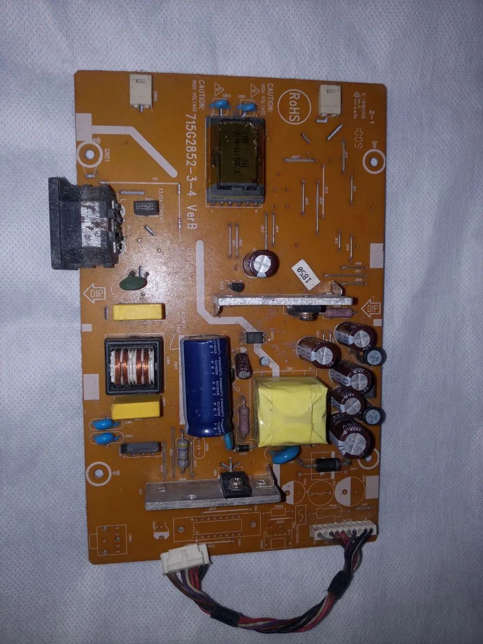 Placa Fonte para "Retirada de Componentes ou Conserto"