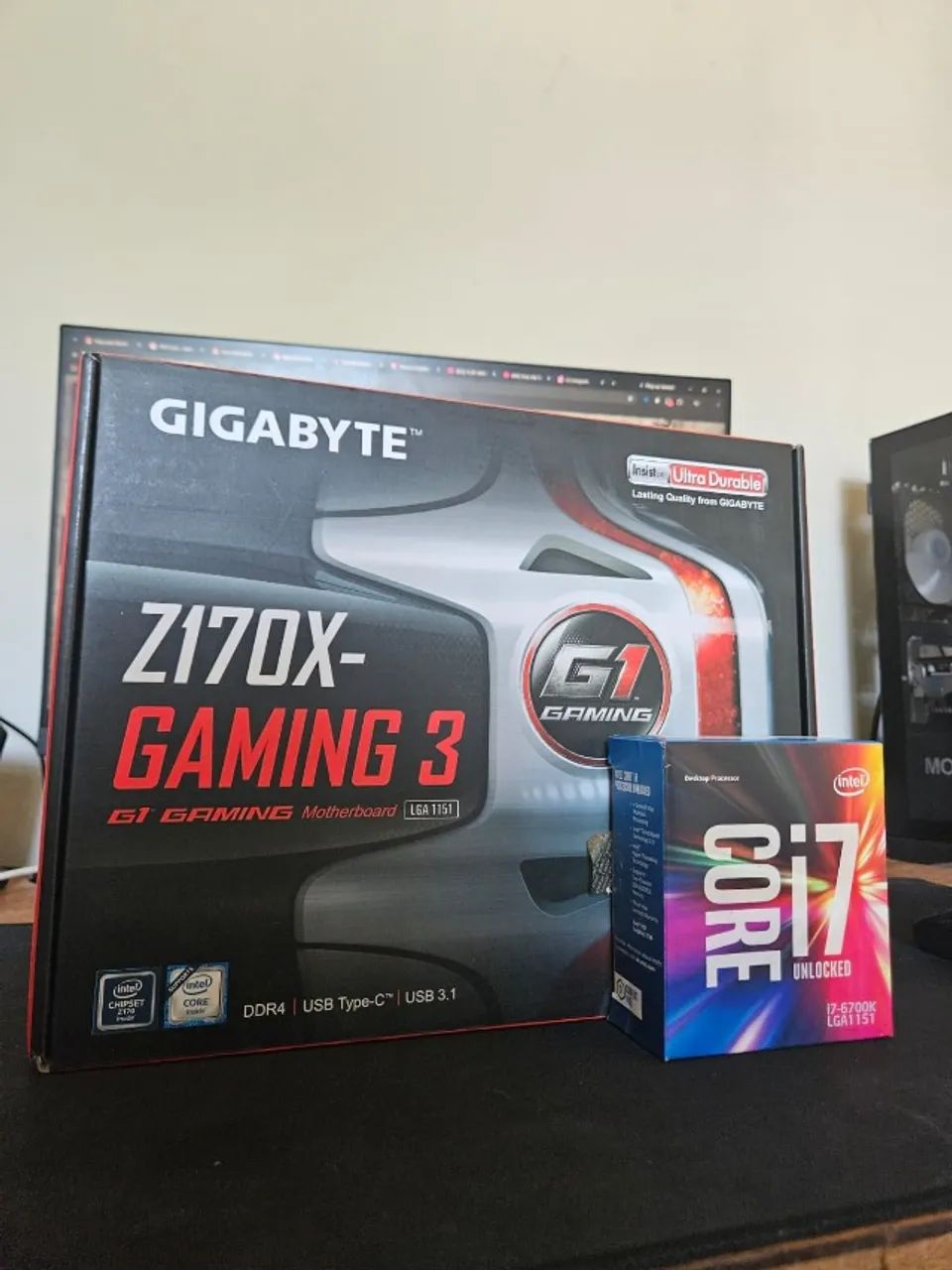 GIGABYTE Z170X-UD3、Core i7-6700K の2点セット KIT I7-6700k Z170X-Gaming 3 - Peças de Hardware - Bento Ferreira