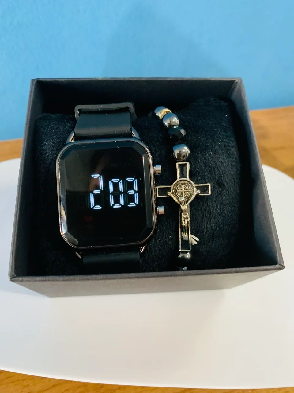 Relógio digital + Pulseira 