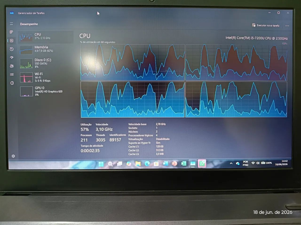 Notebook Vaio i5 usado - Foto 4