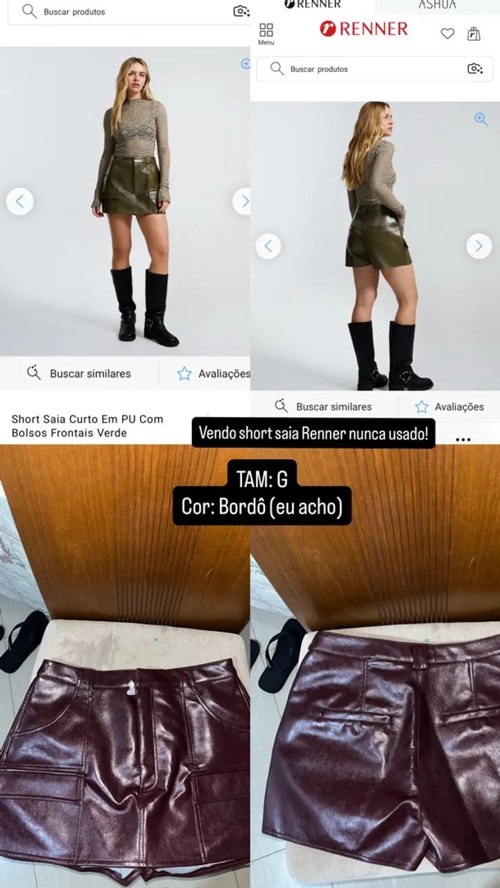 Short saia Renner 
