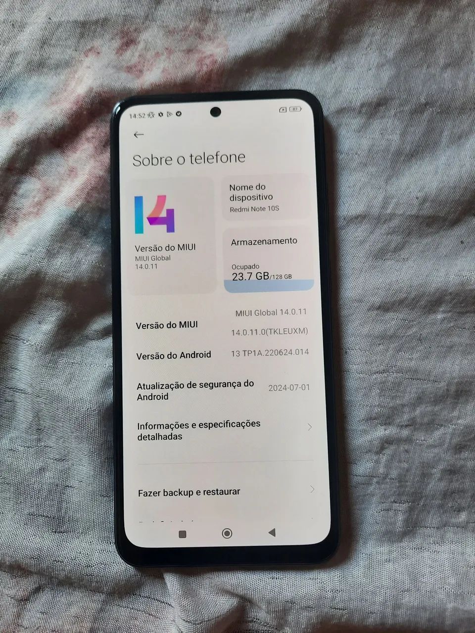 REDMI NOTE 10s.       128GB + 8 RAM - Foto 3