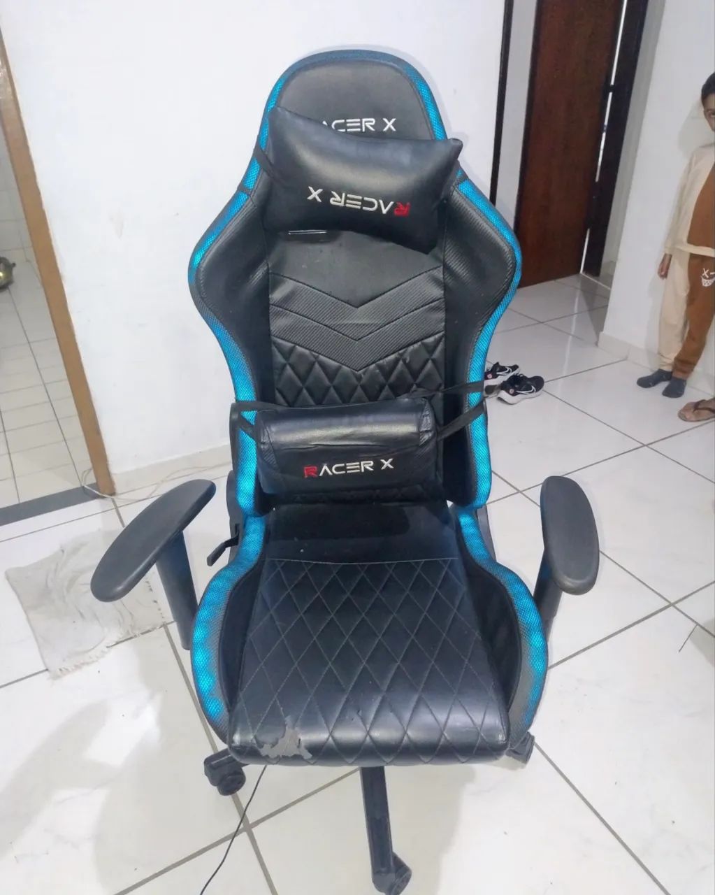 Cadeira Gamer Race X com led - Foto 2