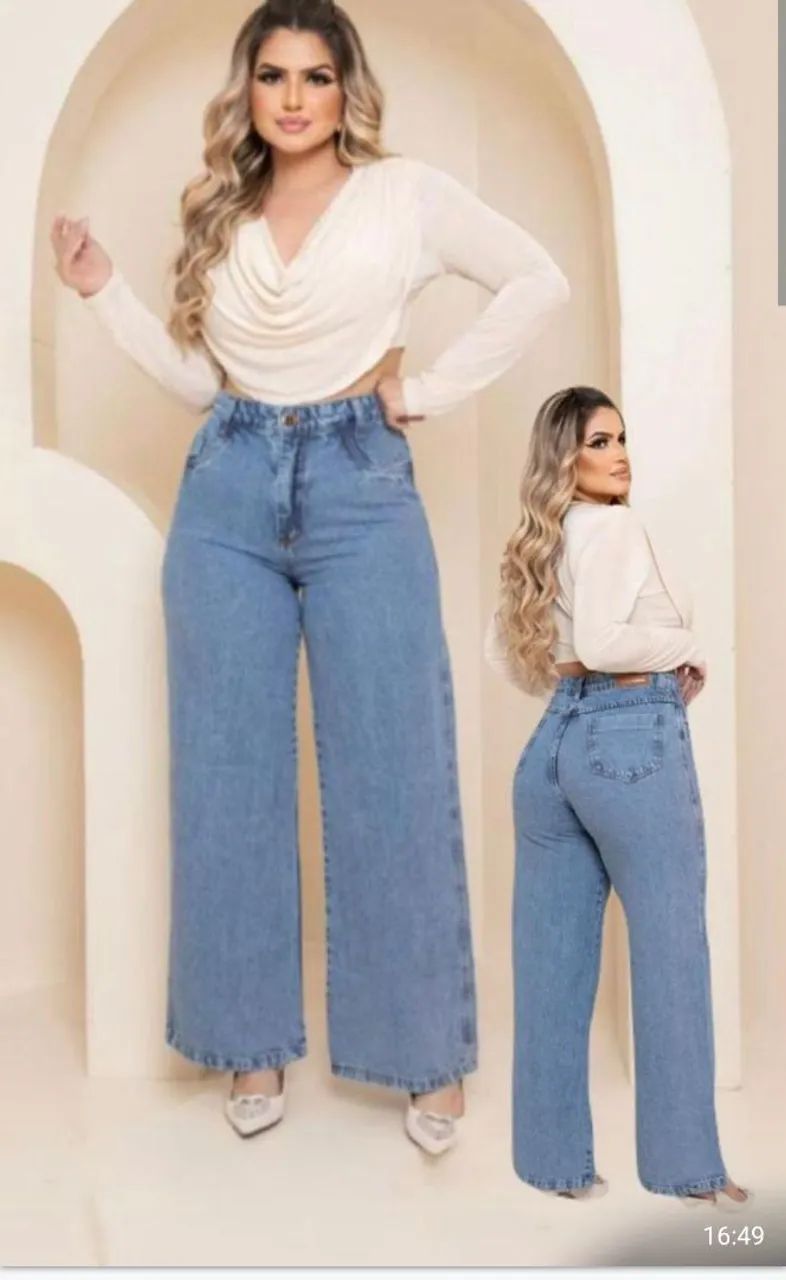 Calça jeans Wind leg 