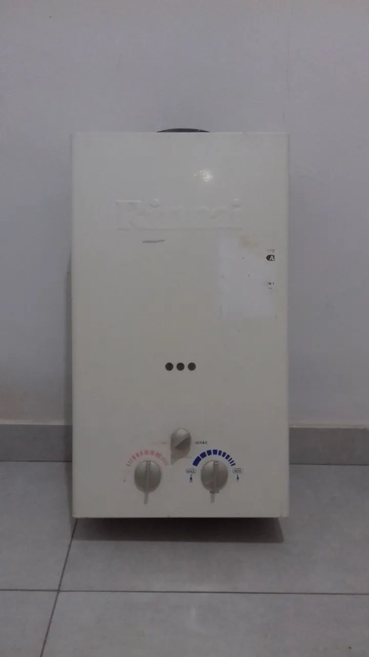 Aquecedor de água a Gás Natural - Rinnai - Modelo REU-157 BR - 15 Litros GN