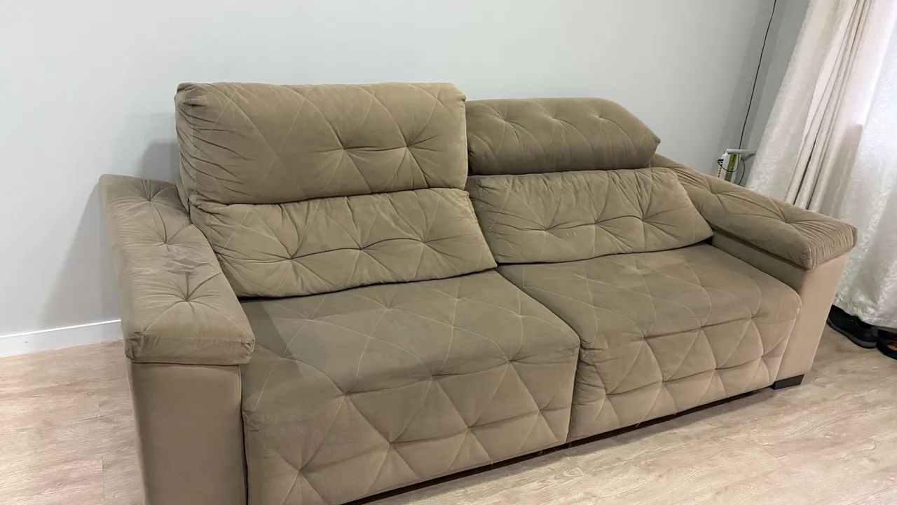Vendo estofado retrátil e reclinado  - Foto 3