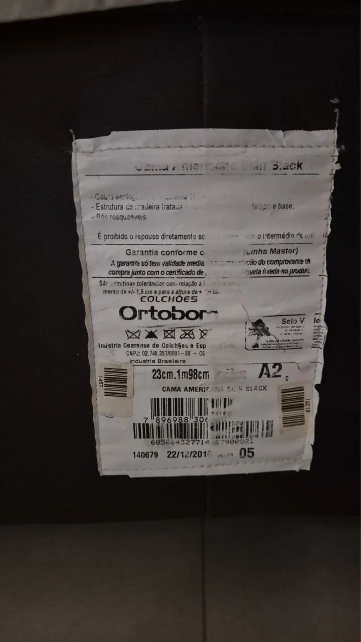 Cama queen box em bom estado - Foto 2