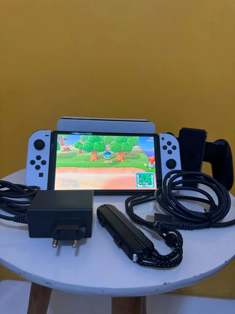 Nintendo switch oled branco pouquíssimo usado como novo - Foto 5