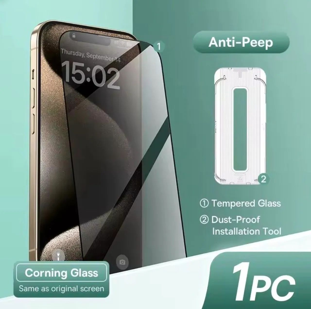 Película Baseus com Aplicador para iPhone 14 - Melhor Película Existente no Mercado - Foto 2