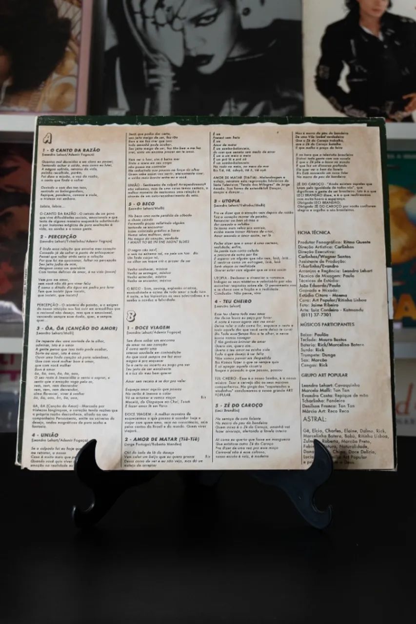 LP Vinil Art Popular - O Canto Da Razão - 1993 - Foto 5