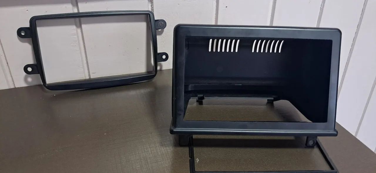 Moldura multimidia corsa e sandero - Foto 4