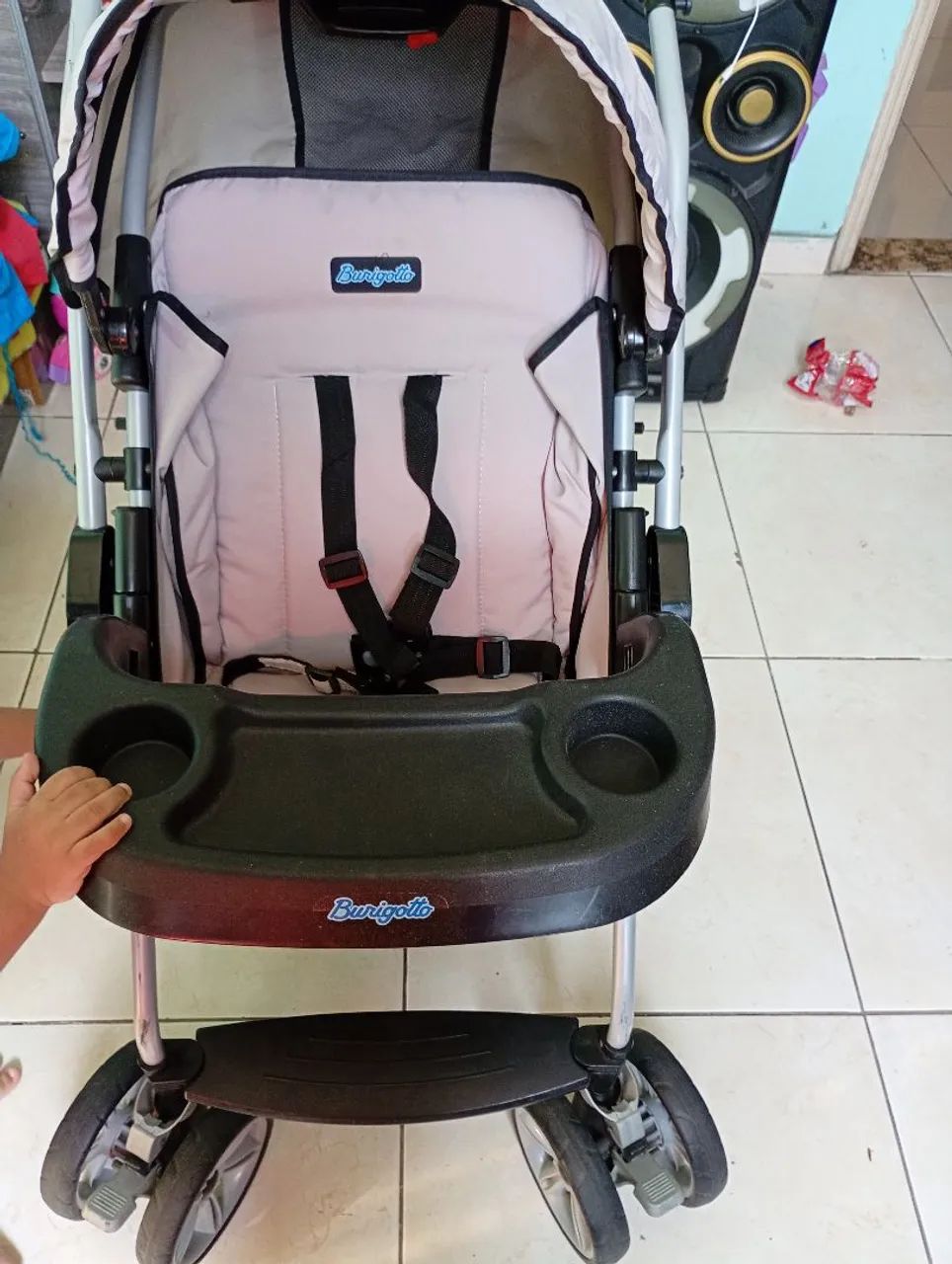 Carrinho de bebê com suporte P bebê conforto  - Foto 2