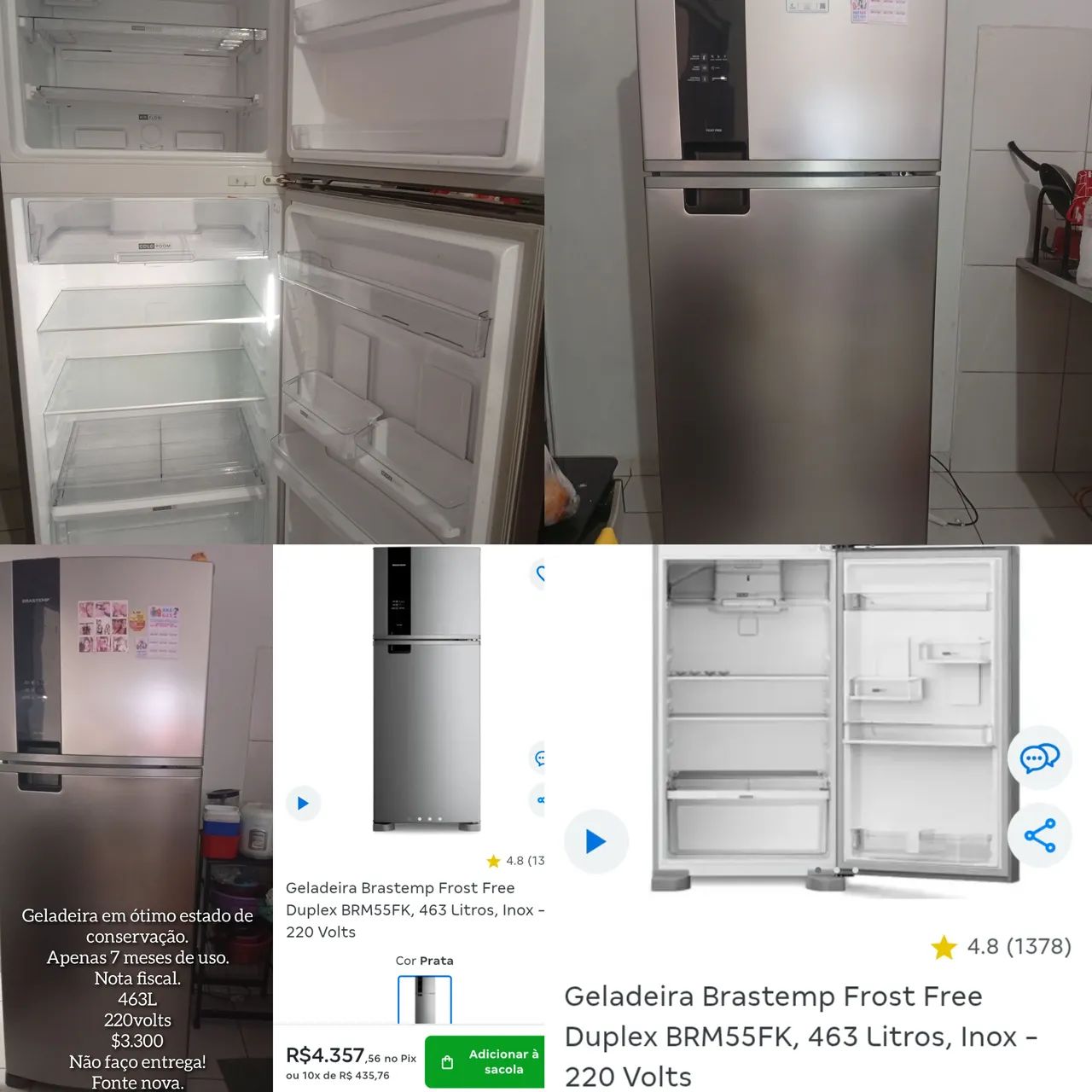 Geladeira Brastemp 463L - Foto 4