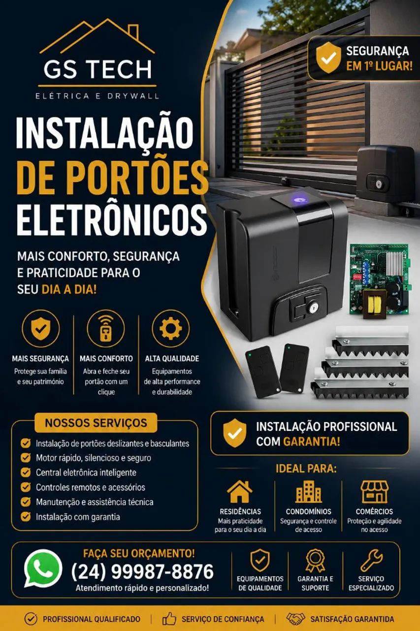 GSTech Elétrica e Segurança Eletrônica - Foto 3