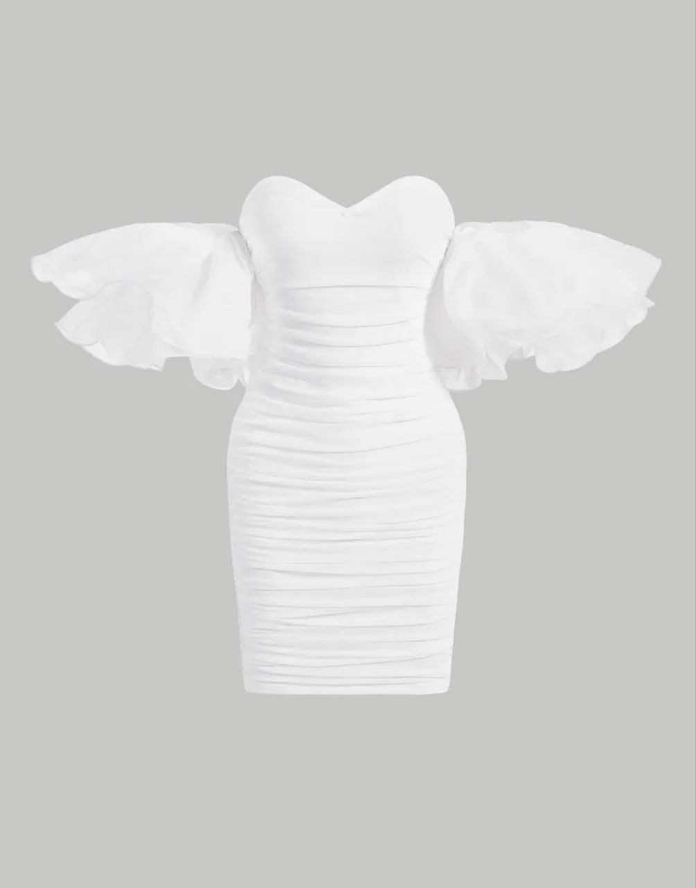 Vestido Mangas Bufantes 