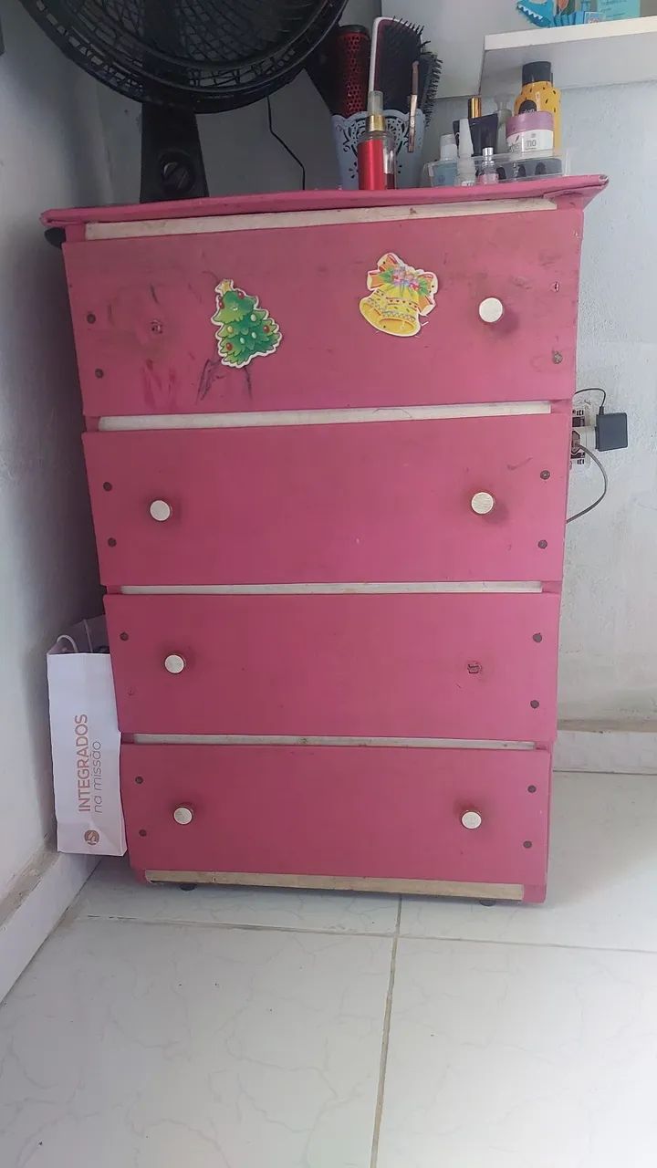 Cômoda Rosa - Foto 2