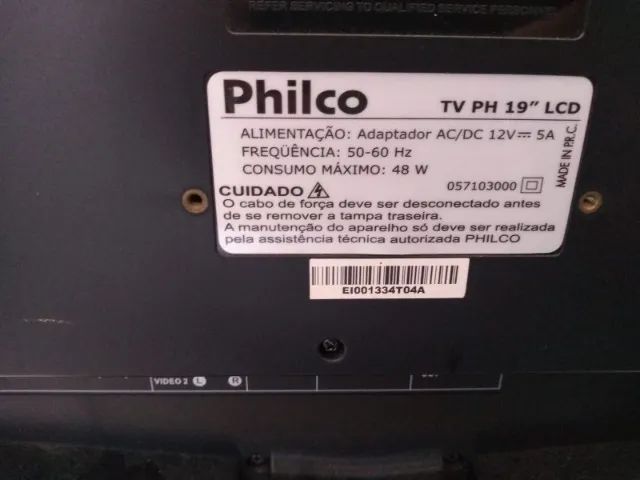 TV Philco PH 19 LCD (Defeito)