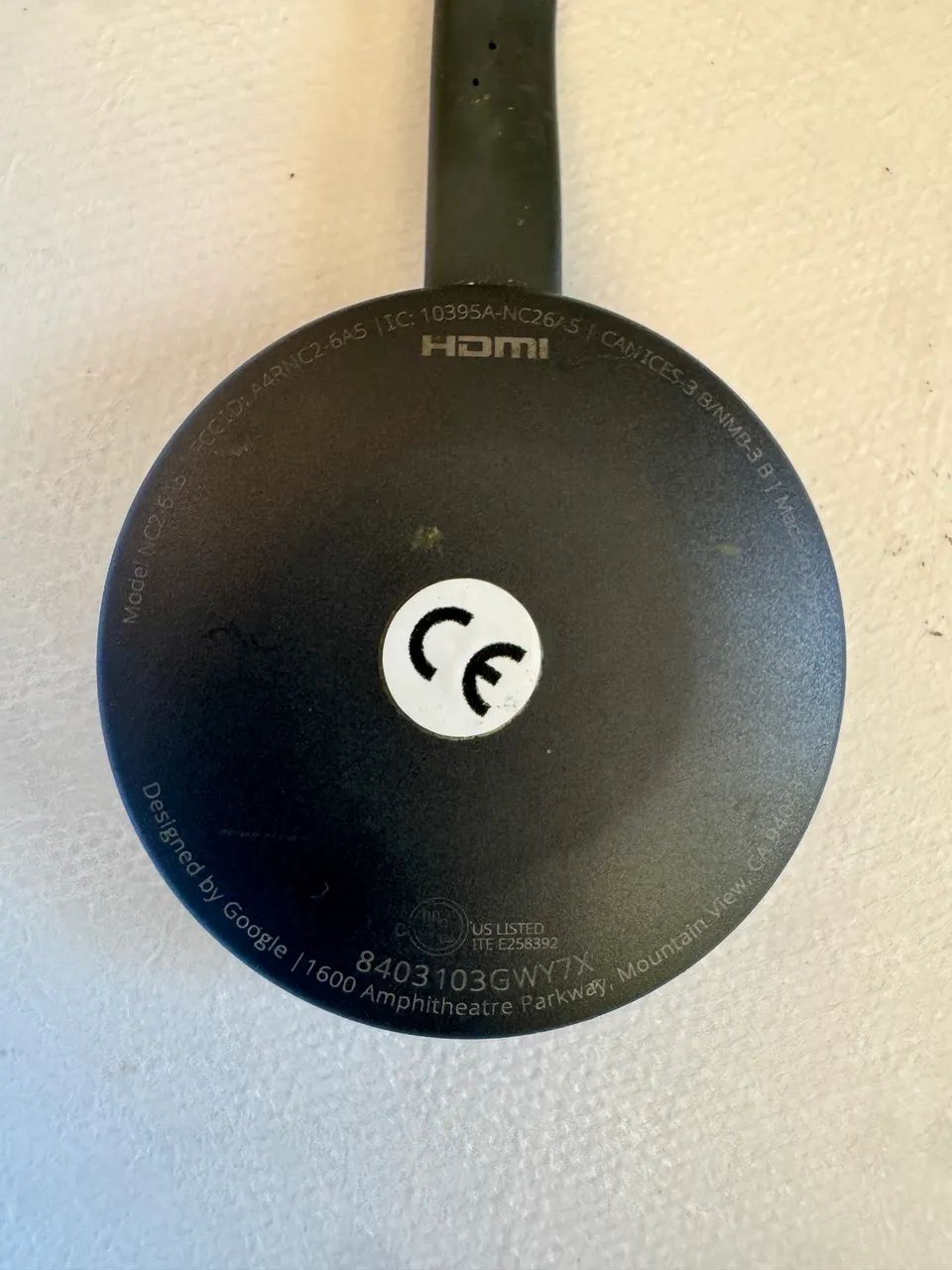 Google Chromecast 3 Geração na Caixa