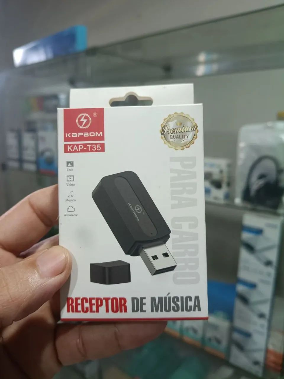 Adaptador Bluetooth P2/Usb pra Som
