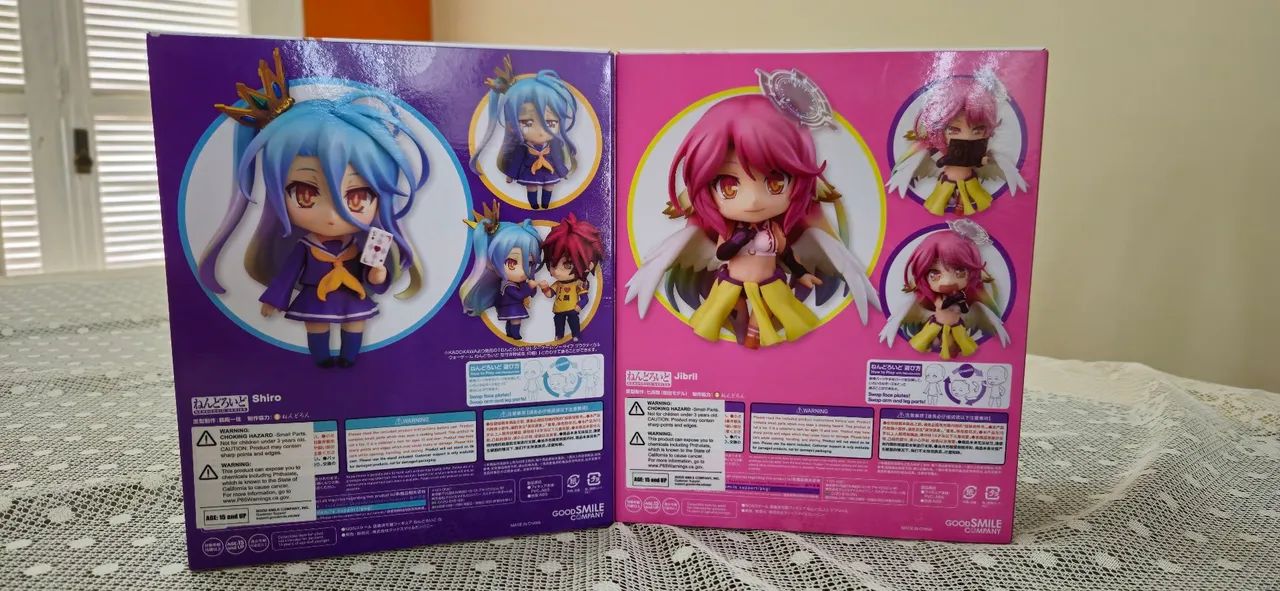 Pack Shiro (653) e Jibril (794) Nendoroids - Foto 2