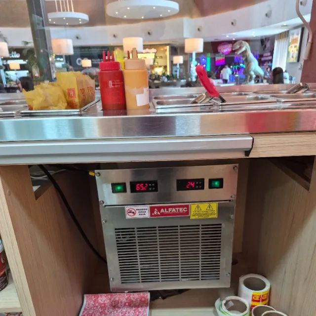 Bancada Alimentos Alfatec Quente e Refrigerada - Foto 2