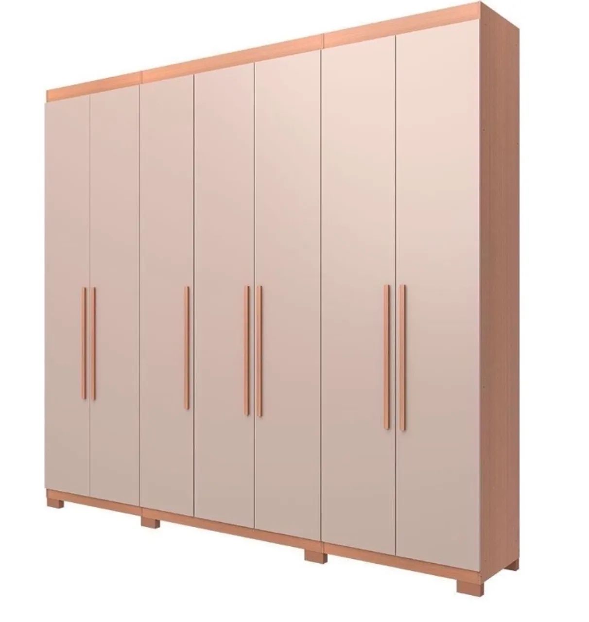 Guarda-Roupa 7 Portas de Bater 6 Gavetas Internas