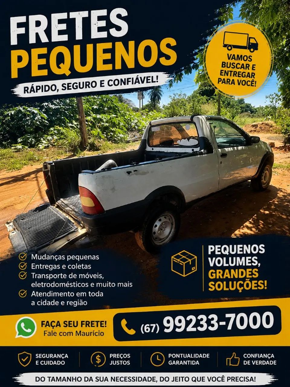 *?Fretes Pequenos ....!!!!