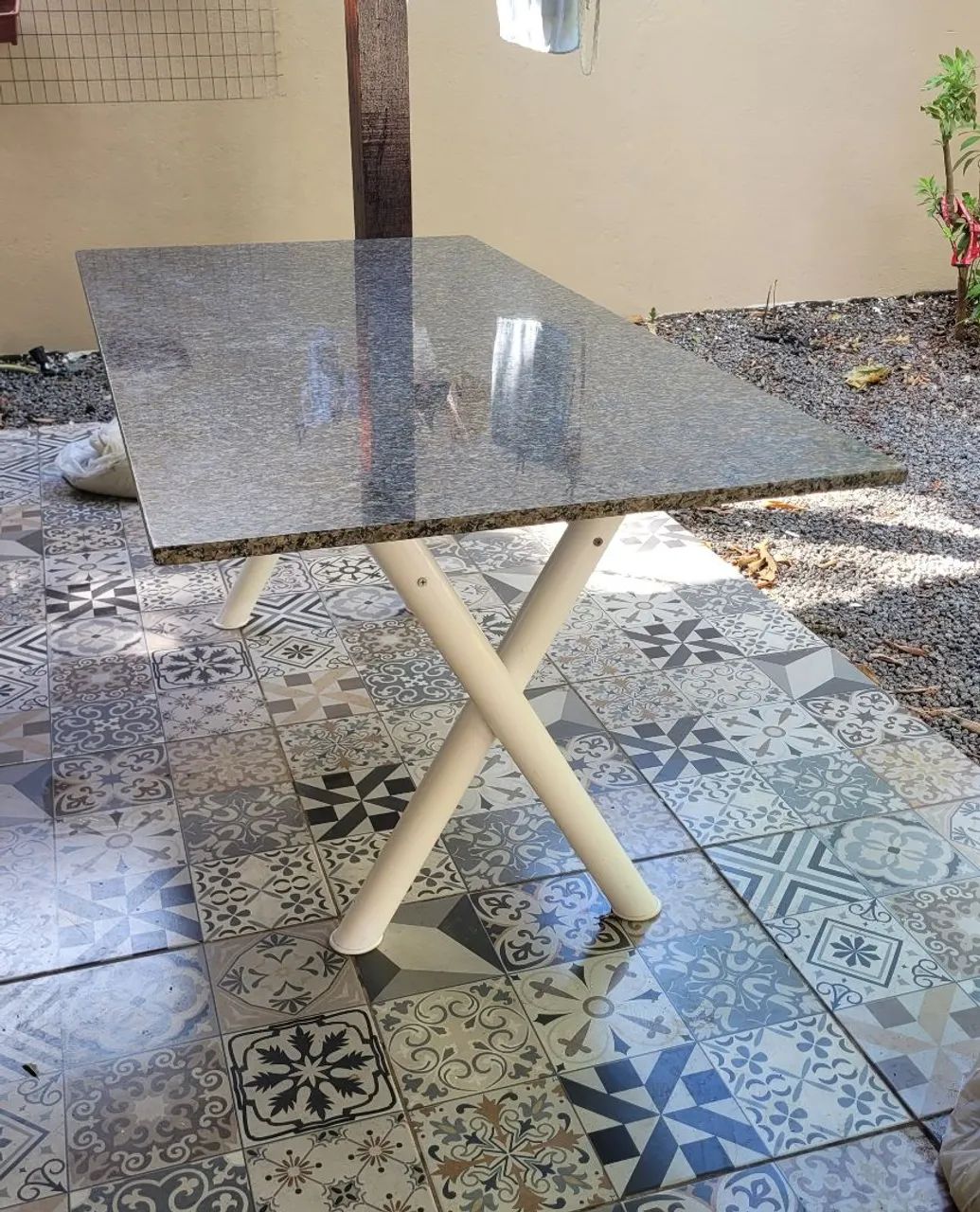 Mesa granito 6 lugares - Foto 2