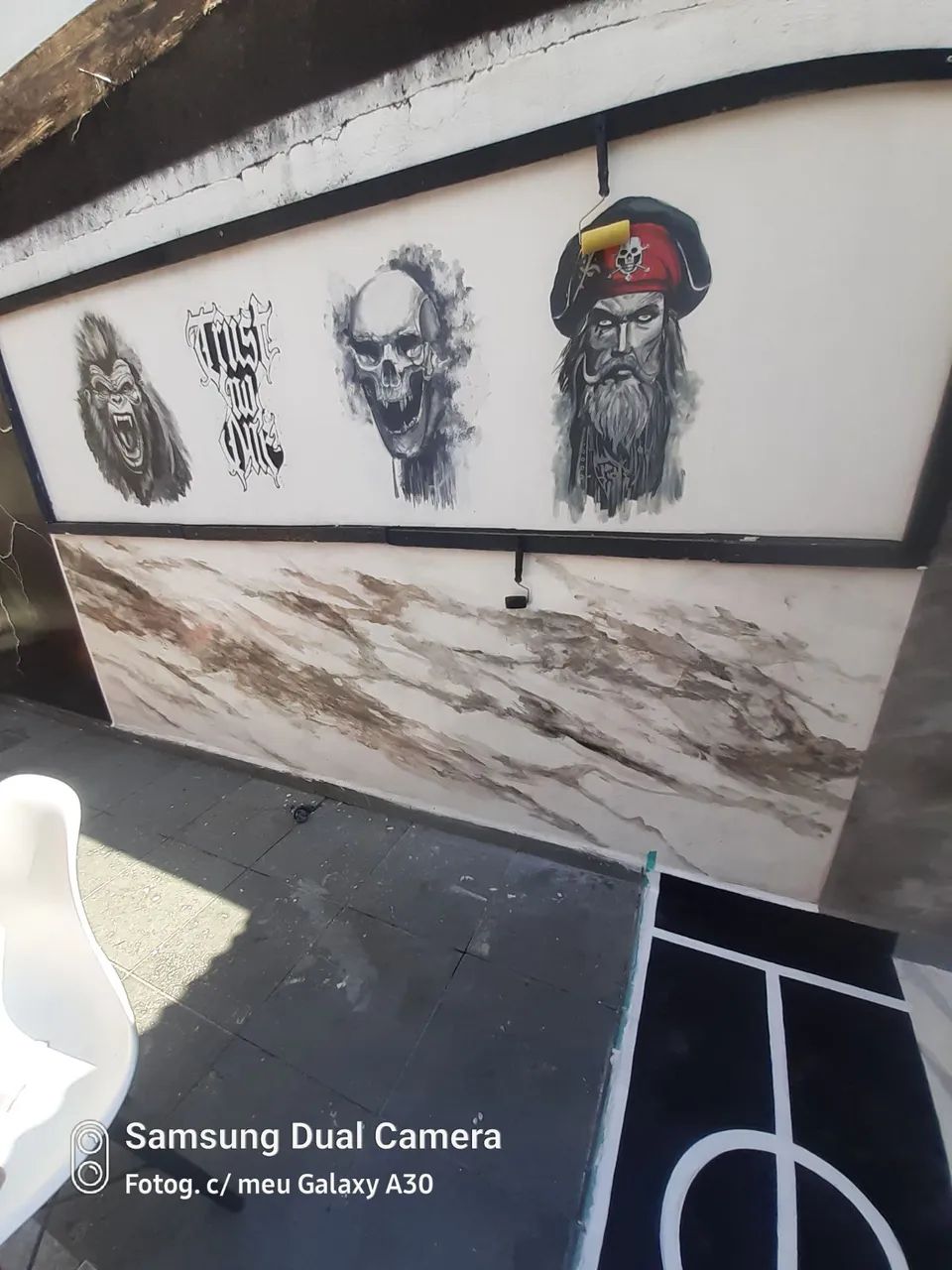 Letreiros, desenhos e efeito mármore  - Foto 5
