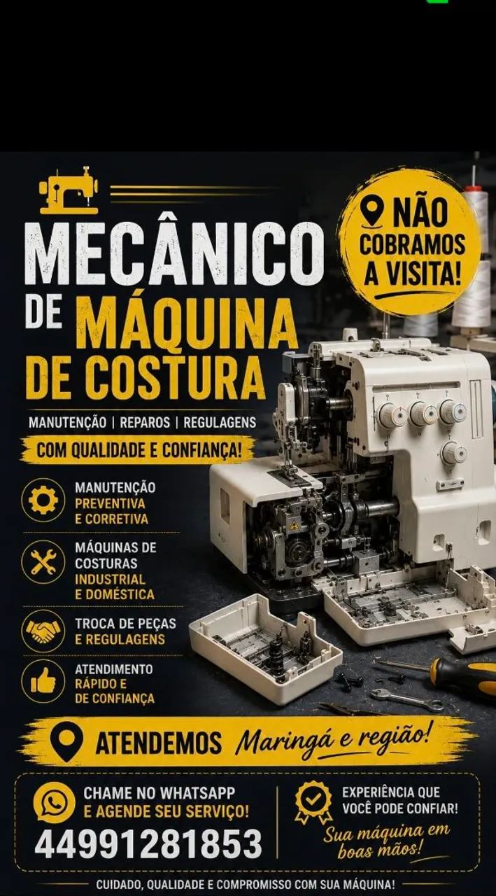 Mecânico de máquina de costura  - Foto 2