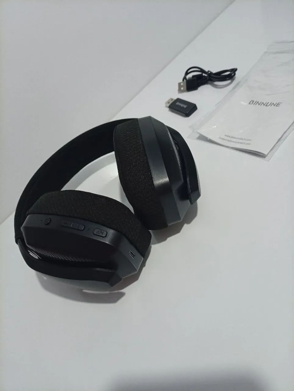 Headset Binnune bw06 / preto  - Foto 5